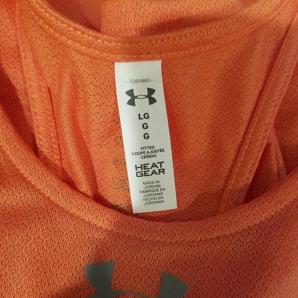 Under Armour Womens Large Tank Salmon - Picture 4 of 13